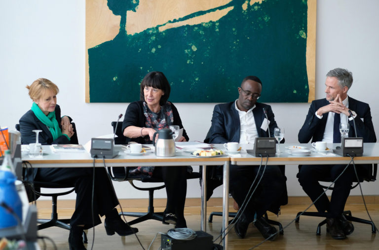 Dr. Edelgard Bulmahn, Dr. Ingrid Hamm, Amadou Diallo, Dr. Jens Riese