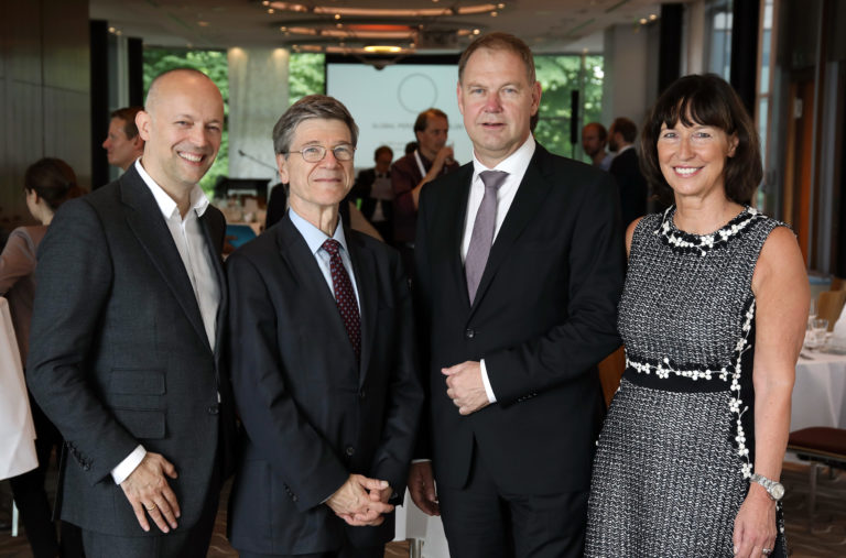 Stephan Balzer, Prof. Jeffrey Sachs, Aart De Geus, Dr. Ingrid Hamm