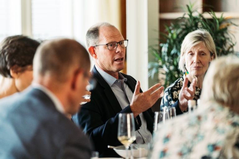 Dr. Mark Suzman, Christiane Grefe