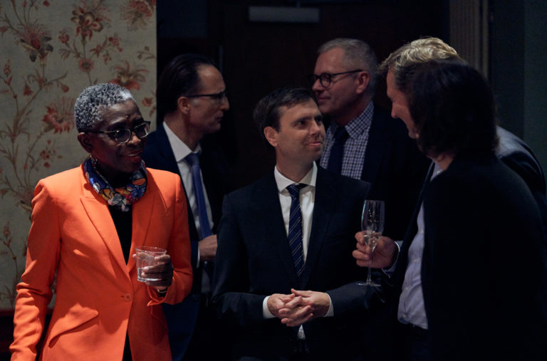 Dr Antoinette Sayeh, Tobias Kahler, Mathias Müller von Blumencron