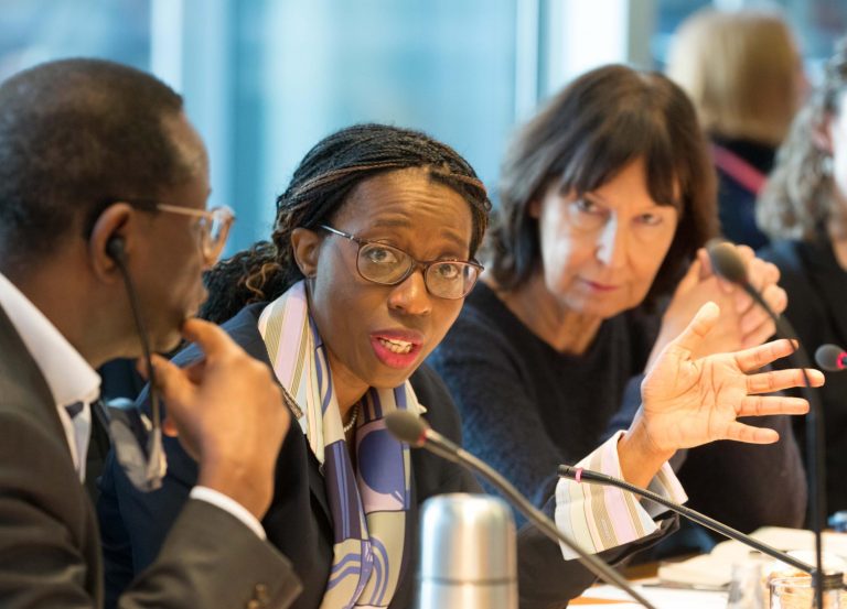 Dr Vera Songwe, Dr Karamba Diaby, Dr Ingrid Hamm