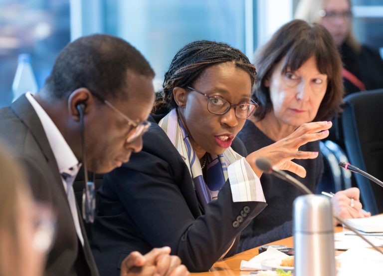 Dr. Karamba Diaby, Dr. Vera Songwe, Dr. Ingrid Hamm